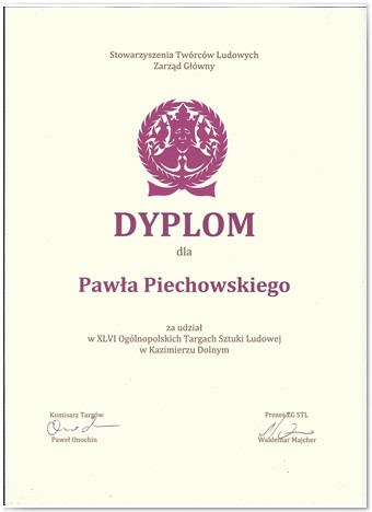 Dyplom Kazimierz Dolny 2013